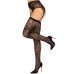 Чулки Leg Avenue Leg Avenue Lace thigh highs & garterbelt Black One Size - Фото №3