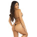 Комплект Leg Avenue Bikini top and thong panty Black One Size - Фото №2