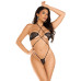 Боді-бікіні Leg Avenue Wrap around bikini bodysuit Black One Size - Фото №3