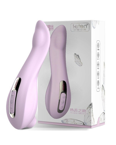 Вакуумный вибратор 3-в-1 Leten Sucking Vibrator (вакуум, вибрация, массажные движения язычка) - Фото №4