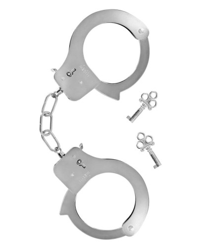 Наручники Fetish Tentation Adjustable metal wrist cuffs - Фото №1
