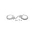 Наручники Fetish Tentation Adjustable metal wrist cuffs - Фото №3