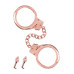 Наручники Fetish Tentation Premium Chick wrist cuffs in rose-gold metal - Фото №1