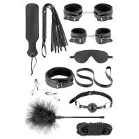 Набір для BDSM Fetish Tentation SM Bondage Box in vegan leather 10pcs