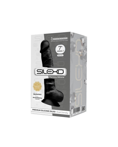 Фалоімітатор SilexD Johnny Black (MODEL 1 size 7in) (м'ята упаковка!!!) - Фото №3