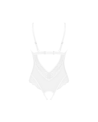Еротичне напівпрозоре боді Obsessive Heavenlly crotchless teddy M/L (м'ята упаковка!!!) - Фото №5