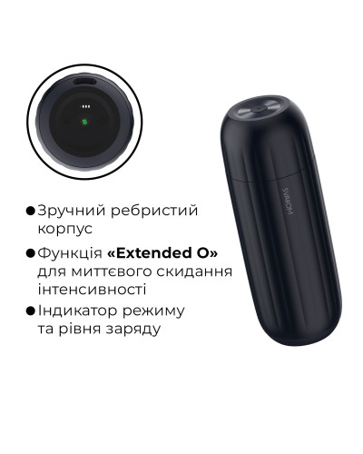 Інтерактивний смарт-мастурбатор із вібрацією та посмоктуванням Svakom Sam Neo 2 Pro - Фото №7