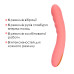 Смарт-вибратор с пульсацией Svakom Ava Neo Peach Pink, 15 режимов работы, водонепроницаемый - Фото №4
