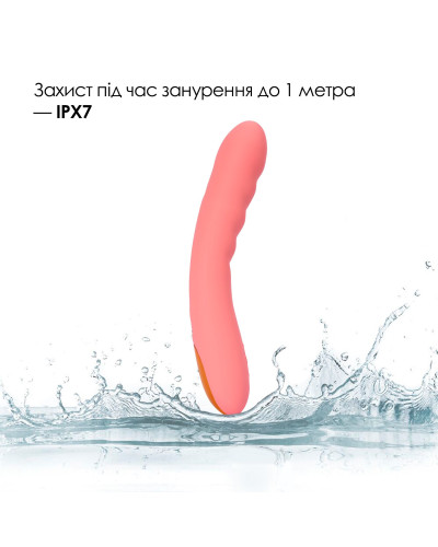 Смарт-вибратор с пульсацией Svakom Ava Neo Peach Pink, 15 режимов работы, водонепроницаемый - Фото №8
