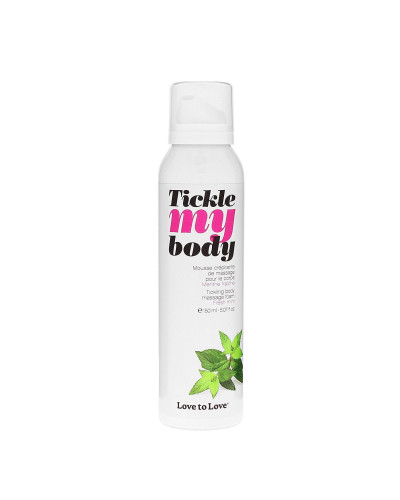 Розпродаж!!! Масажна піна Love To Love TICKLE MY BODY Fresh Mint (150 мл) (термін 07.2025) - Фото №1