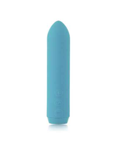 Минивибратор Je Joue - Classic Bullet Vibrator Teal с глубокой вибрацией и фиксацией на палец - Фото №2