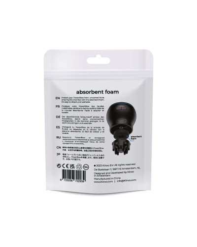 Впитывающая губка Kiiroo Powerblow Absorbent Foam 5 шт - Фото №3