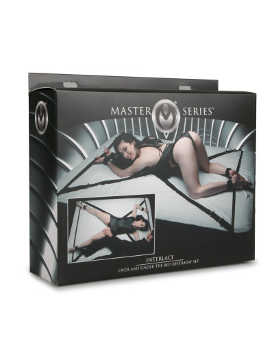 Розтяжка на ліжко Master Series Interlace Bed Restraint Set - Фото №7