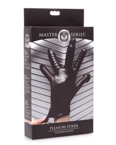 Перчатка с разными текстурами Master Series Pleasure Poker Textured Glove - Фото №5