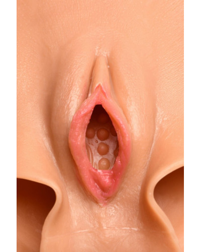 Накладная вагина Master Series Silicone Vagina + Butt Panties - Large - Фото №9