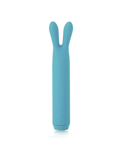 Вибратор с ушками Je Joue - Rabbit Bullet Vibrator Teal, глубокая вибрация - Фото №1