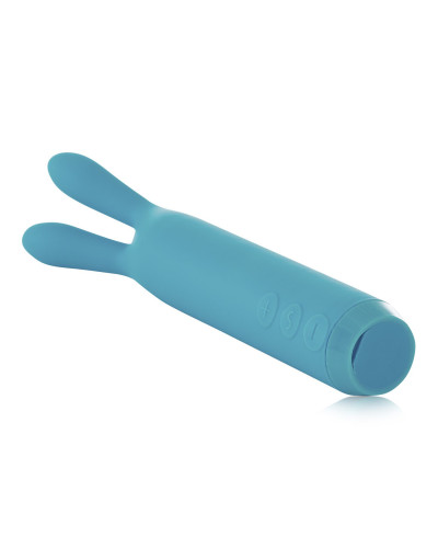 Вибратор с ушками Je Joue - Rabbit Bullet Vibrator Teal, глубокая вибрация - Фото №2