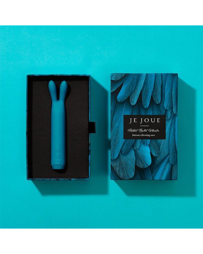 Вибратор с ушками Je Joue - Rabbit Bullet Vibrator Teal, глубокая вибрация - Фото №3