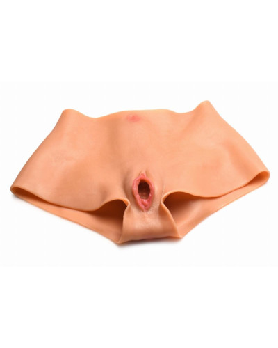 Накладна вагіна Master Series Silicone Vagina + Butt Panties - Small - Фото №1