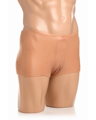 Накладна вагіна Master Series Silicone Vagina + Butt Panties - Small - Фото №5