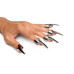 Набор колец с когтями Master Series Five-Piece Sensation Claw Rings - Silver - Фото №1