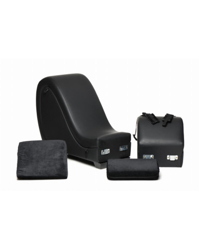 Секс-крісло з подушками Master Series Kinky Sex Lounge with Cushions - Black - Фото №7