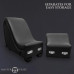 Секс-крісло з подушками Master Series Kinky Sex Lounge with Cushions - Black - Фото №9