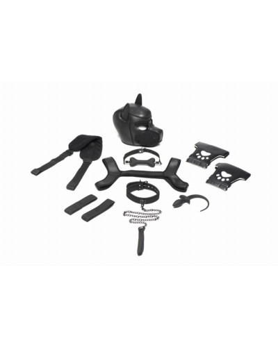 Набор BDSM щенка Master Series Luxury Pup Arsenal Set - Black - Фото №1