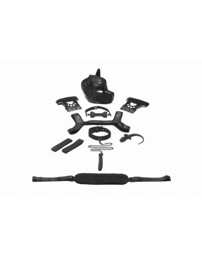 Набор BDSM щенка Master Series Luxury Pup Arsenal Set - Black - Фото №2