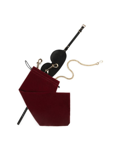 Набір для BDSM Bedroom Fantasies: Bondage Suitcase 13 Pcs - Cow Leather - Фото №3