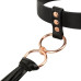Ошейник с флоггером Rosy Gold - Collar with Flogger - Black - Фото №6