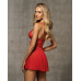 (SALE) Бебі-дол Obsessive 838-BAB-3 babydoll & thong red S/M - Фото №2