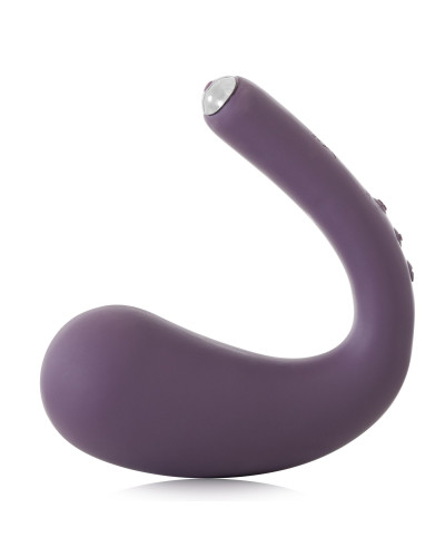 Премиум виброяйцо со стимуляцией клитора Je Joue - DUA Purple, управление со смартфона, 2 мотора - Фото №1