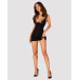 Сорочка Obsessive Bellastia chemise & thong M/L - Фото №1
