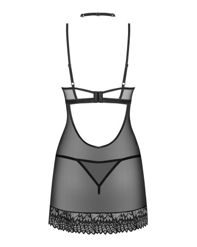 Сорочка Obsessive Donarella chemise & thong XS/S - Фото №4