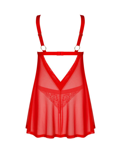 Бебі-дол Obsessive Elianes babydoll & thong M/L - Фото №4