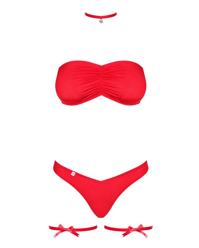 (SALE) Комплект Obsessive Kissmas Set S/M - Фото №3