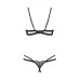 Комплект Obsessive Nutris 2-pcs crotchless set M/L - Фото №4