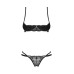 Комплект Obsessive Nutris 2-pcs crotchless set XL/2XL - Фото №3