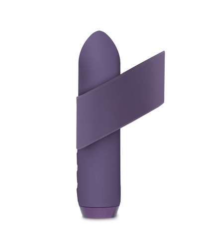 Мінівібратор Je Joue - Classic Bullet Vibrator Purple з глибокою вібрацією і фіксацією на палець - Фото №2