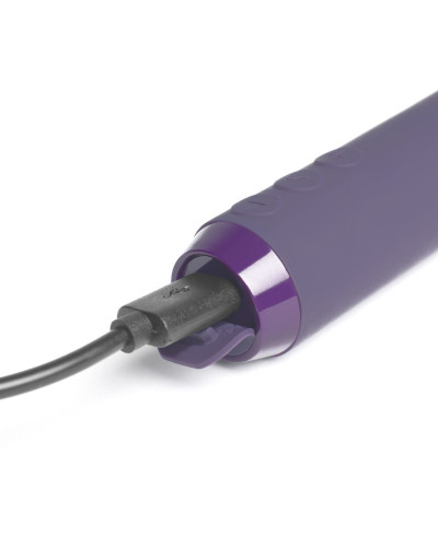Мінівібратор Je Joue - Classic Bullet Vibrator Purple з глибокою вібрацією і фіксацією на палець - Фото №5