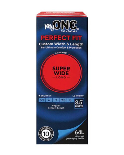 Презервативи MyONE Super Wide & Long 10 шт, картонна коробка - Фото №1