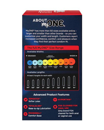 Презервативи MyONE Super Wide & Long 10 шт, картонна коробка - Фото №2