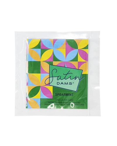 Латексна серветка Satin Dams Spearmint 1 шт - Фото №1