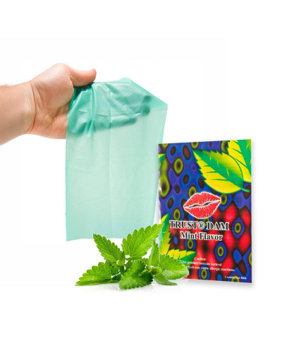 Латексна серветка Latex Dental Dams Mint 1 шт - Фото №1