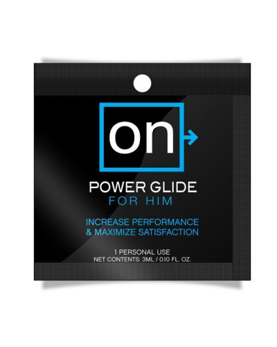 Пробник стимулирующего геля Sensuva - ON Power Glide For Him (3 мл) для супер эрекции - Фото №1