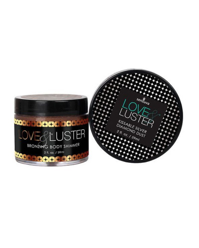 Гель-бронзатор Sensuva - Love & Luster Bronzer Shimmer Gel 50 мл, короткостроковий засмага, з вітамі - Фото №1