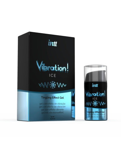 Жидкий вибратор Intt Vibration Ice (15 мл), густой гель, очень необычный, действует до 30 минут - Фото №1