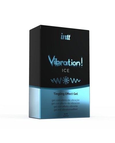 Жидкий вибратор Intt Vibration Ice (15 мл), густой гель, очень необычный, действует до 30 минут - Фото №3