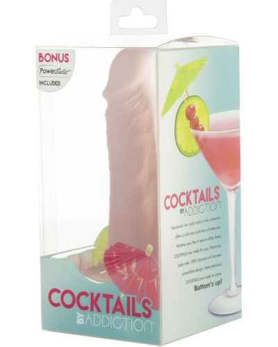 Фаллоимитатор на присоске Cocktails by Addiction – Peach Bellini - Фото №6
